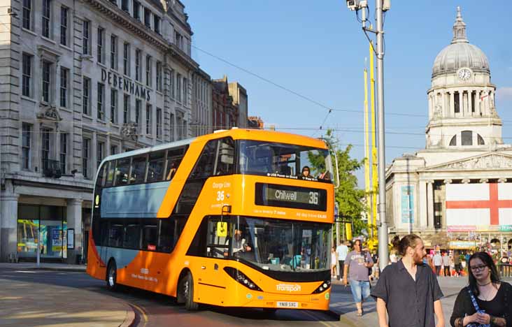 Nottingham Scania N280UD ADL Enviro400CNGCITY 448